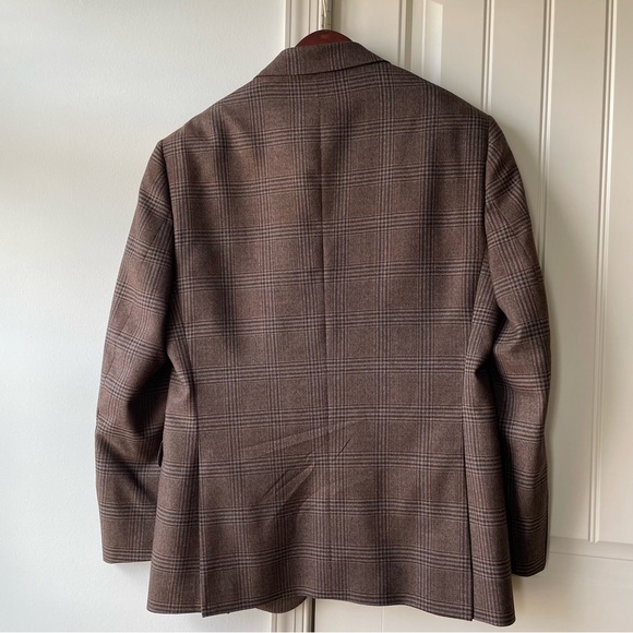 Jos A Bank Plaid Blazer 40R Traveler Collection - Great Condition! - Picture 3 of 9